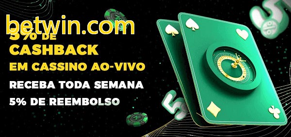 Promoções do cassino ao Vivo betwin.com